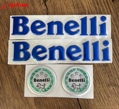 Set Blue Benelli Tank Fairing Emblem Badge Decal for Tornado Leoncino BJ TNT BN