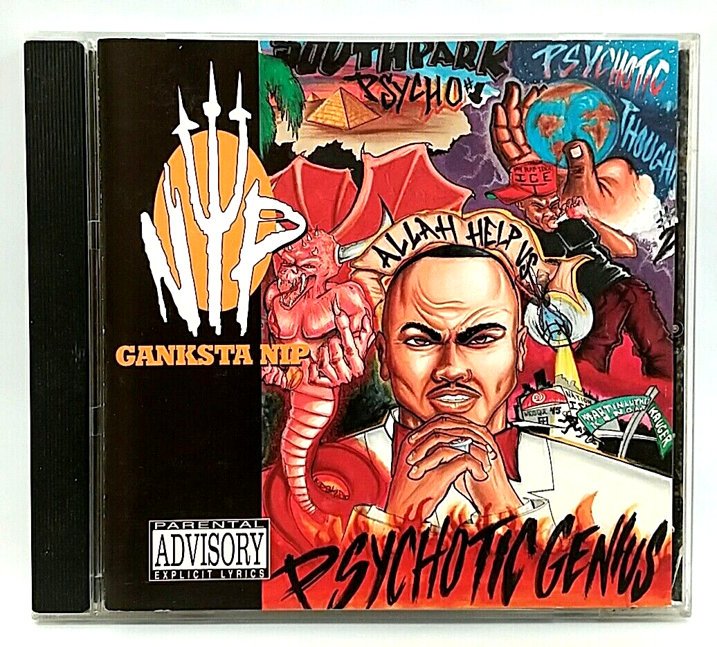 レア！B.D. CD THE GENESIS hiphop NIPPS MURO CD) Ganksta NIP – Psychotic Genius, US OG Press, 7243 8