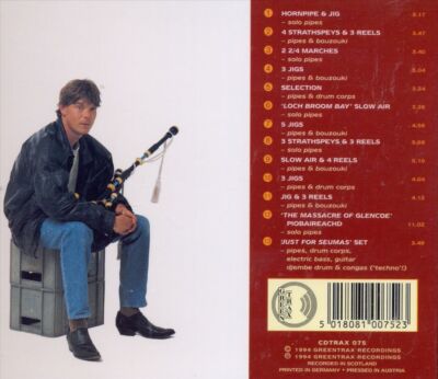 GORDON DUNCAN JUST FOR SEUMAS NEW CD
