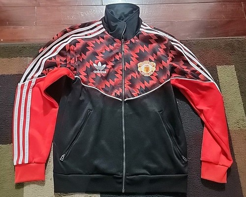 Men's Manchester United Adidas Originals Track Zip Jacket