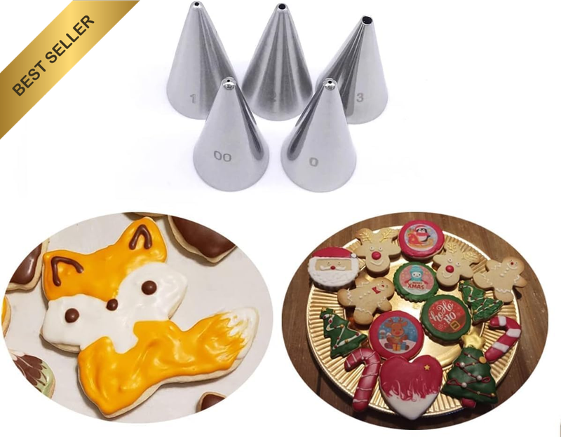 Pastry Tip, Piping Tip, Small round Icing Piping Tips for Pastry, Writing, Cake,