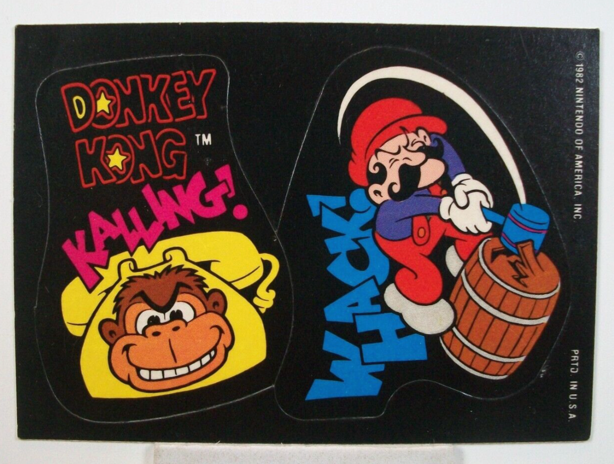 topps DONKEY KONG ドンキーコング　カード36枚　トップス 1982 Topps NINTENDO Donkey Kong Stickers /See drop down menu