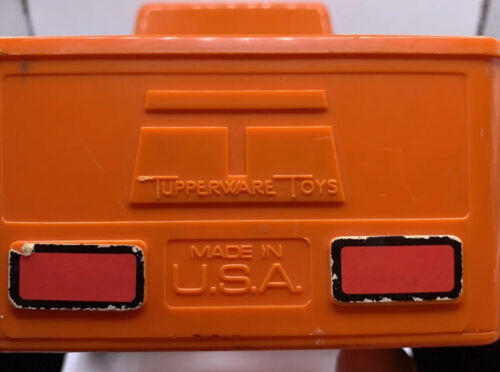 Rare VTG Street SWEEPER Pick Up Truck MADE IN USA! TUPPERWARE TOYS Original