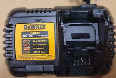 Dewalt DCB1106 12V 20V 60V Li-Ion 6 Amp Battery Charger NEW FREE SHIPPING 