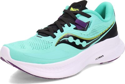 Кроссовки для бега Saucony Women Guide 15, Cool Mint/Acid, 7 B Medium US