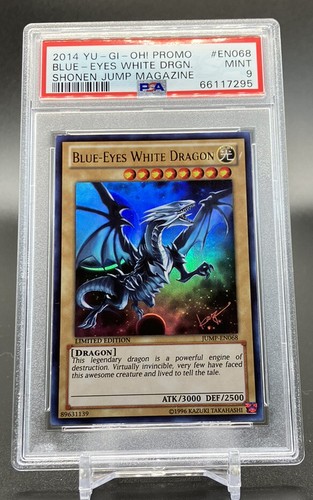[遊戯王]BLUE-EYES WHITE DRAGON(プロモ) PSA9 2014 YuGiOh Promo Shonen Jump Magazine EN068 Blue-Eyes White