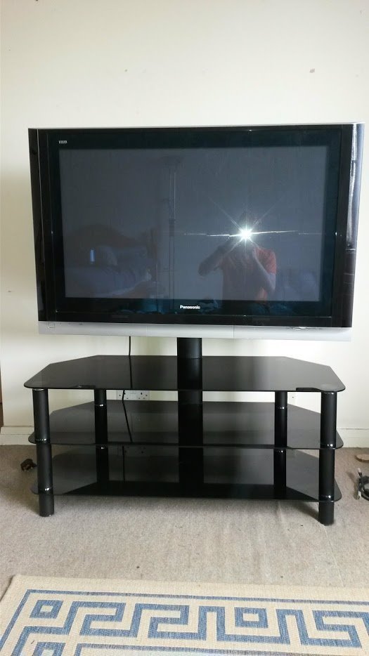 Panasonic Viera 42" HD Plasma TV with Glass stand in Oxford