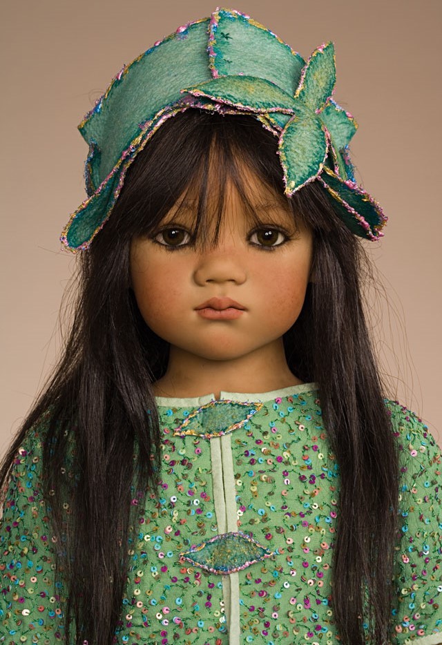 Annette Himstedt 2008 Winter Kinder SINAMI~w/COA, Original Outfit, Box, Shipper