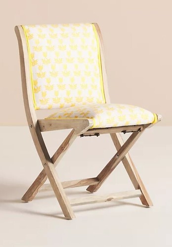 Jen Hewett Anthropologie Yellow White Blockprinted Terai Jen Hewett Anthropologie Yellow White Blockprinted Terai