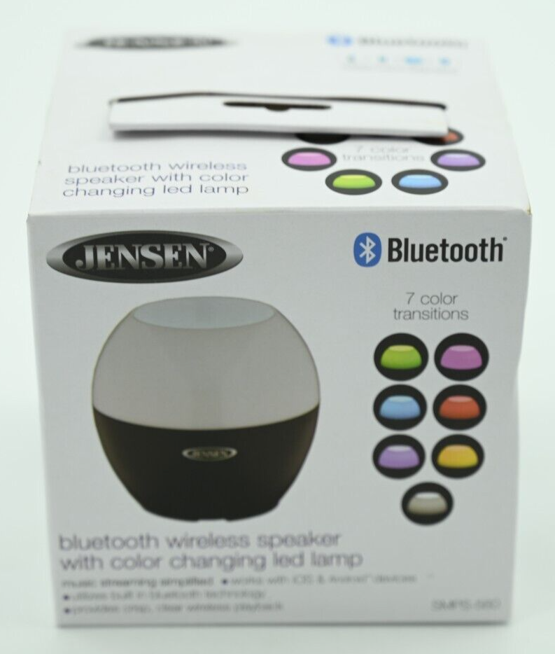 Jensen bluetooth hotsell led speaker