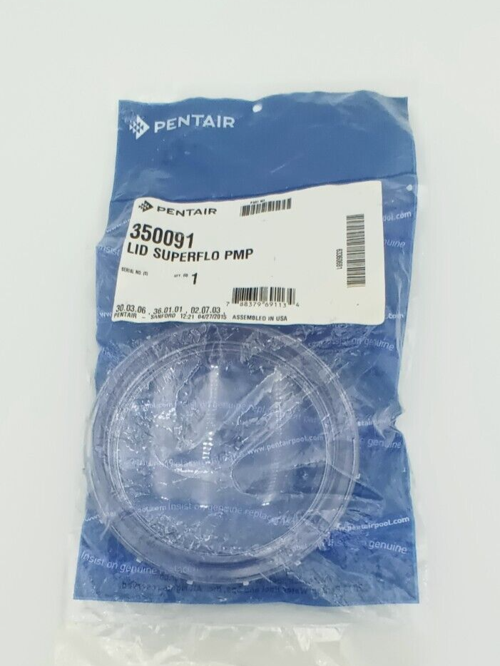 Pentair Pump Trap Lid, SuperFlo, SuperMax swimming pool and spa pumps 350091