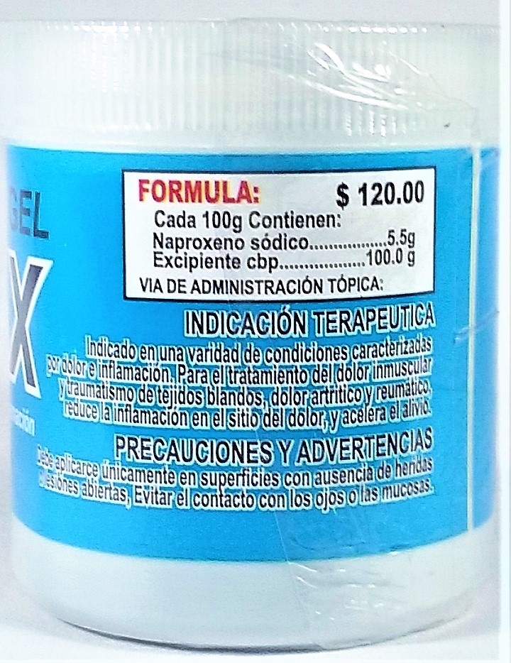 Pomada Para El Dolor Flanax Con Naproxen - Pain Relief Gel Flanax With Naproxen