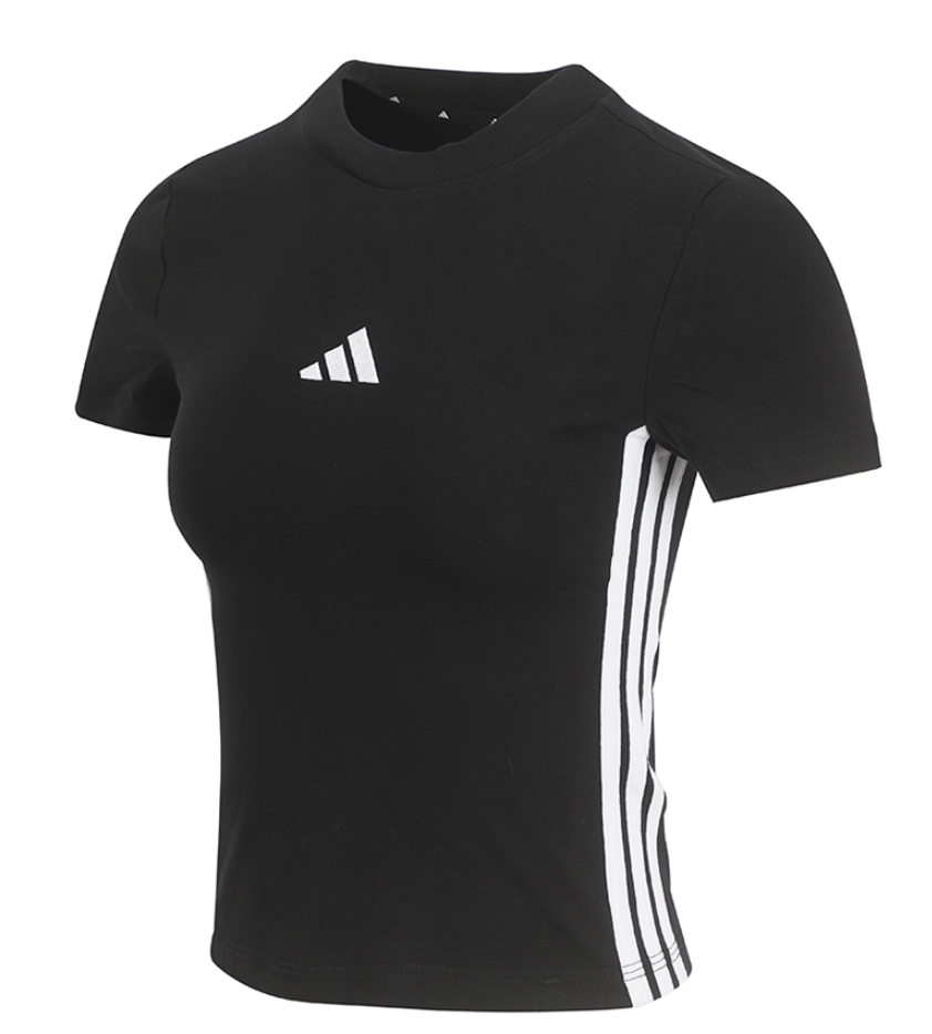 adidas Essentials 3S Slim Baby Tee Women's Sports T-Shirts