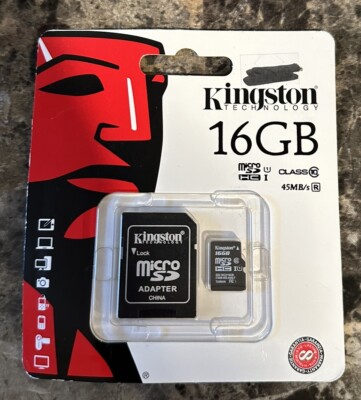 Kingston 16GB Micro SD SDHC Memory Card Class4/10 TF Card for phone