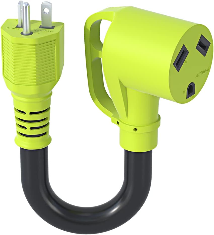 20 Amp NEMA 5-20P to NEMA TT-30R Generator Adapter Cord, Outdoor Power Equipment