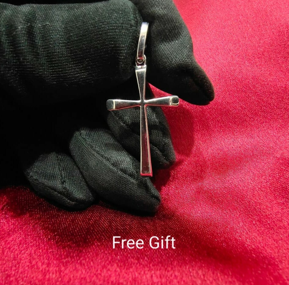 Pre-owned Nsg 3.1ct Men's Tester Passing Moissanite Custom Letter P Initial Pendant 925 Silver In White