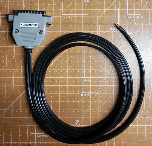 Speaker Plug & Cable for Harris XG-75M, M5300, M7300, Unity XG-100M 6 Feet NEW