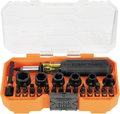 Klein Tools 33805 Proflex 38-Piece SAE Impact Driver Tool Set with Modular Case,