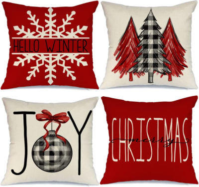 Zippered christmas pillow covers new arrivals