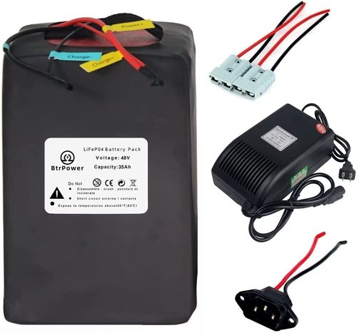 48V Lifepo4 20Ah 30Ah 35Ah Lithium Battery for EBike Scooter 2000W with Charger