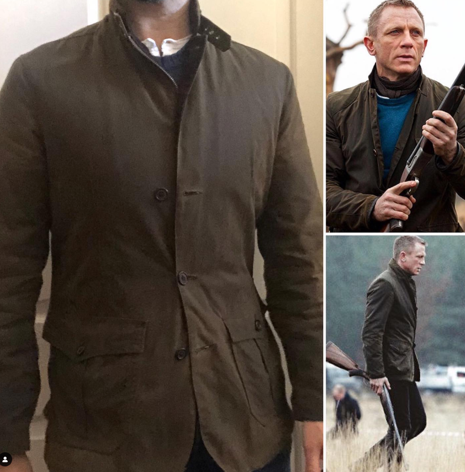 BARBOUR BARBOUR LUTZ MEN'S WAXED JACKET IN OLIVE MSRP$520 BRITISH LUXURY