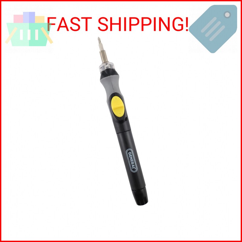 General Tools Cordless Lighted Power Precision Screwdriver #502 - Super-Torque D
