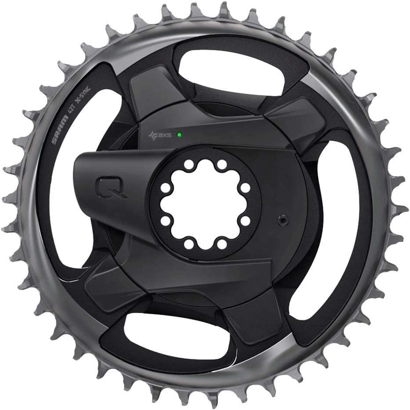 Red/Force AXS Power Meter Spider - 107 BCD, 8-Bolt Crank Interface, 1X/2X, Black