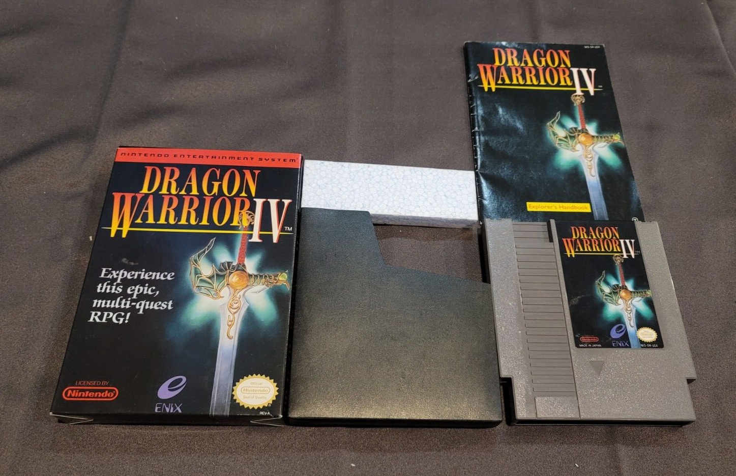 Dragon Warrior４本セット【中古美品・NES北米版】 北米版NES]Dragon Warrior[ROMのみ](中古) - huck-fin