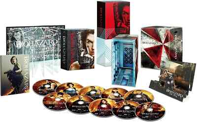 Resident Evil Ultimate Complete Box First Limited Edition 10 Blu-ray New