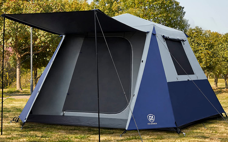 Blackout 6 Person Camping Tent Instant Cabin Family Large Mesh Water Resistant