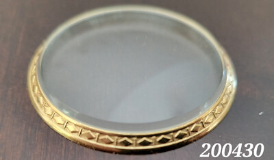 2MM BEVELED MINERAL GLASS POCKET WATCH CRYSTAL FOR THIS HAMILTON BEZEL 992B CASE