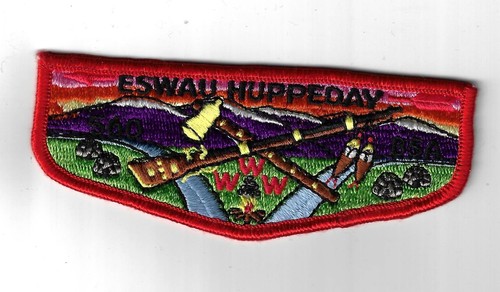 Eswau Huppeday Lodge 560 BSA Flap RED Bdr Piedmont Area, NC