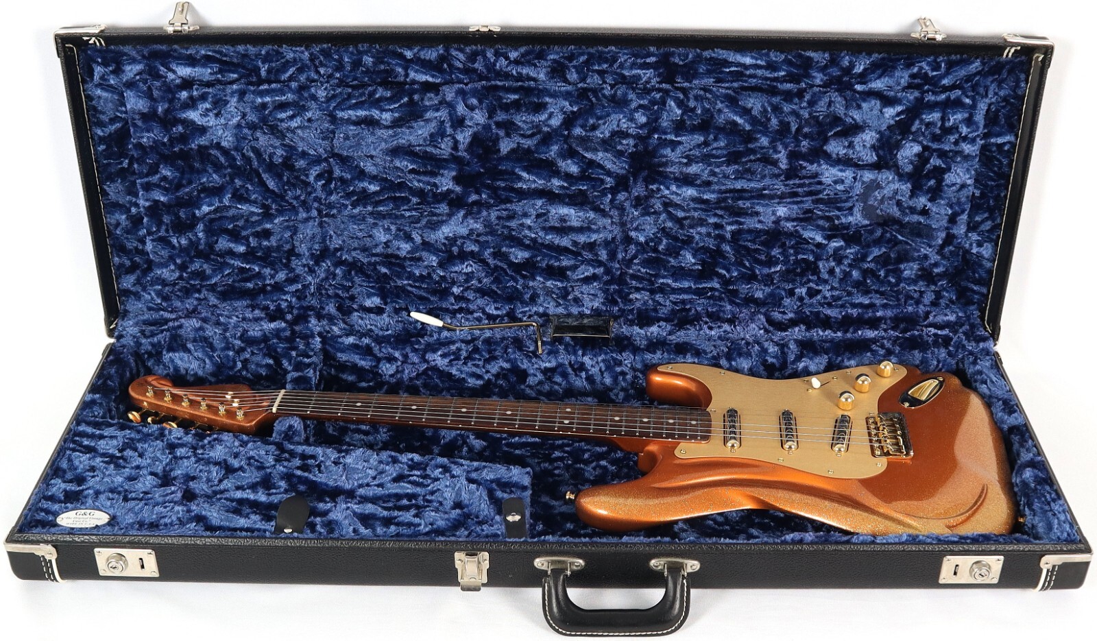 Fender Stratocaster Customized one of a kind Gold Sparkle