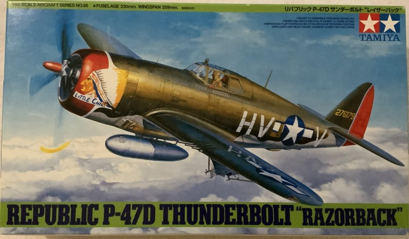 ModellbausÃ¤Tze 1:48 Flugzeuge P-47d Thunderbolt