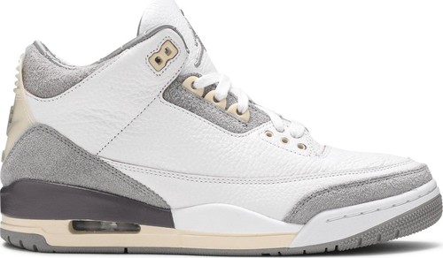 

[DH3434-110] Женские кроссовки Air Jordan Retro 3 (W) A Ma Maniére, White/medium grey-violet ore-white