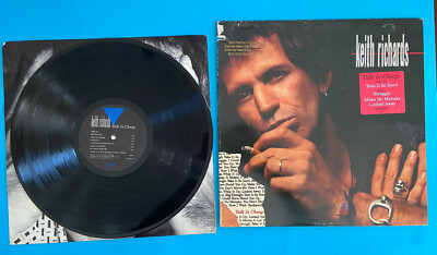 Keith Richards Talk Is Cheap Lp NM/VG+ Promo Original