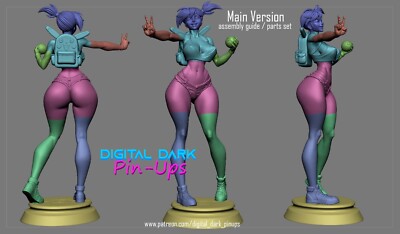 Misty (1) -  Large scale (250mm approx.) resin model kits DDP