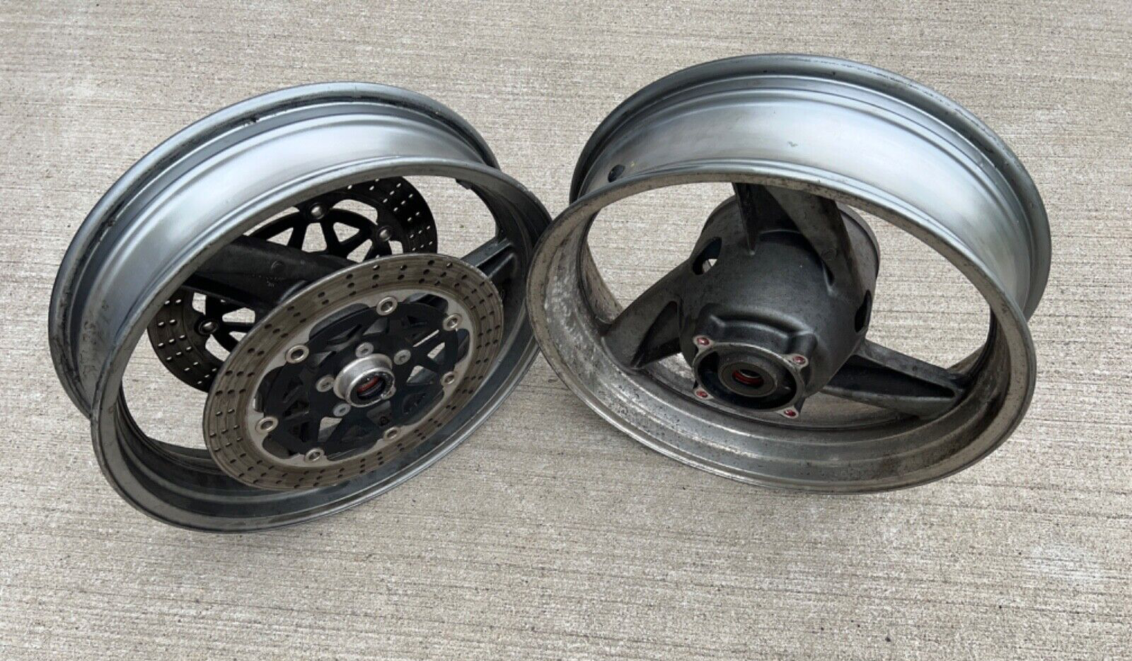 かに　前輪 1993-2003 Kawasaki Ninja ZX6E zx6 zx 6 600 Front rotor & REAR