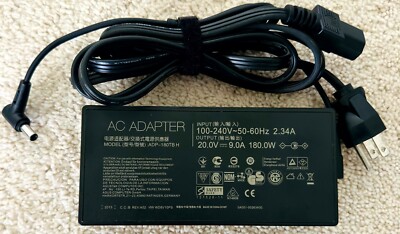 180W 20V 9A 6.0x3.7mm ADP-180TB H AC Adapter for Asus Rog Zephyrus G14 GA401 G15