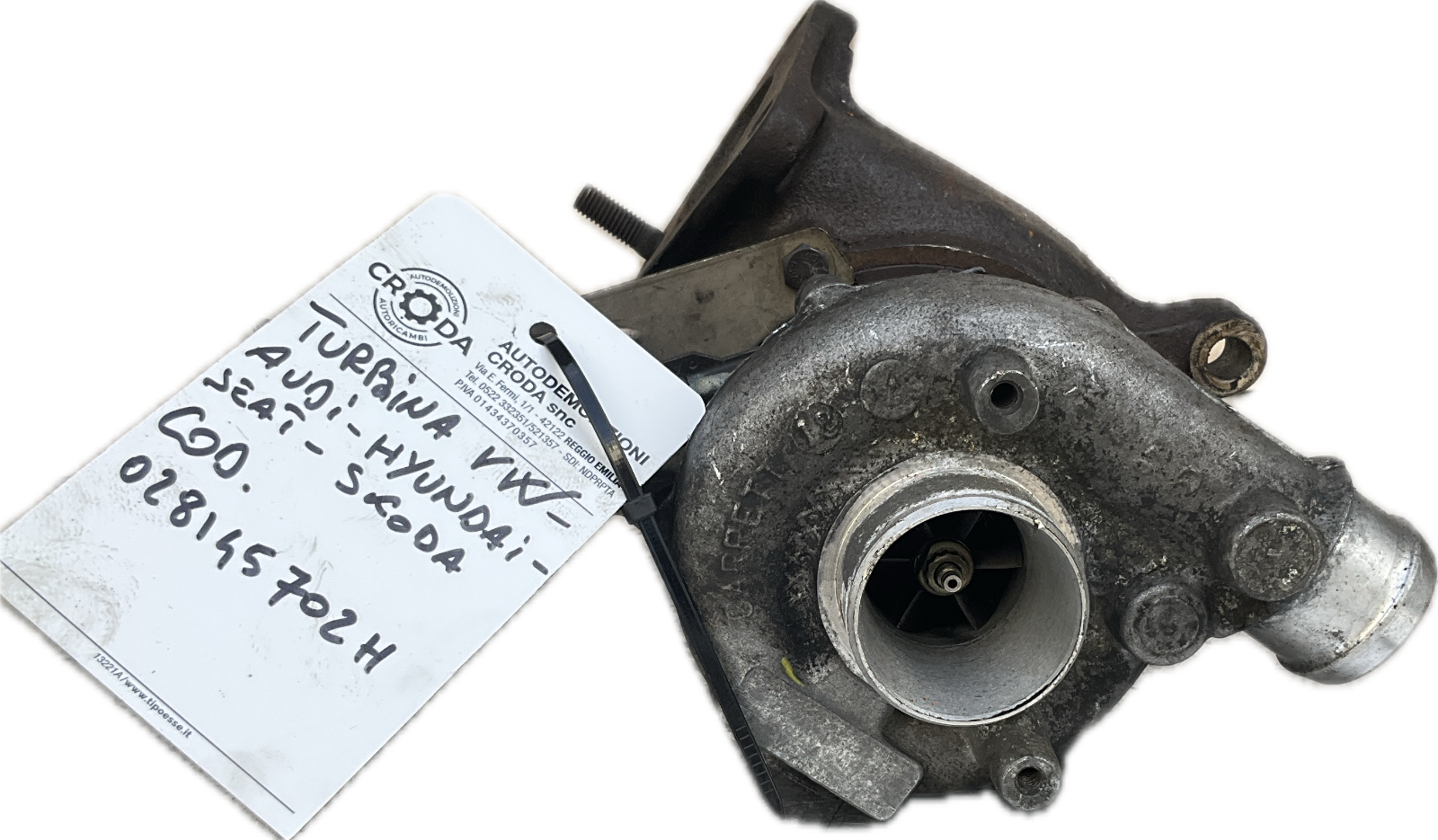 Turbo turbina per modelli VOLKSWAGEN  AUDI codice ricambio: 028145702h