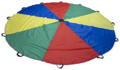 Schwungtuch HaeSt - 4 m - 6 m - Regenbogen - Griffe - Kinder - Spielen - Schule