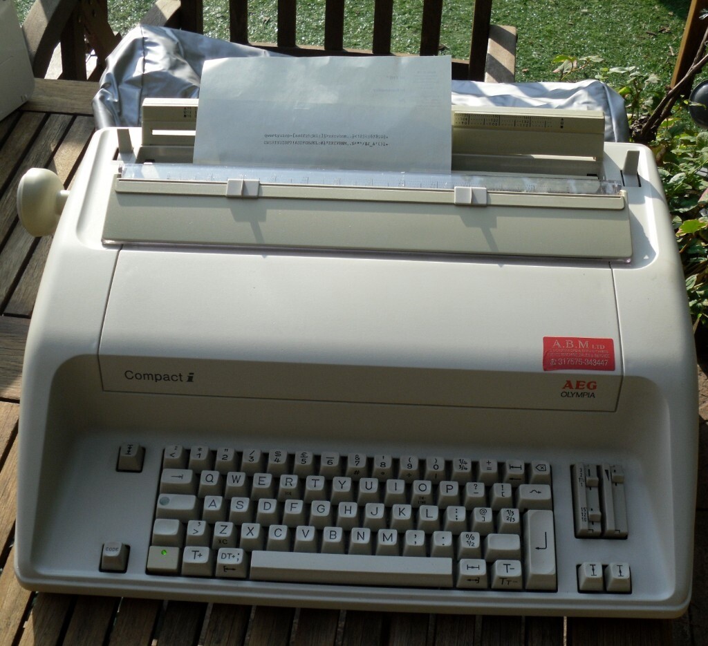 AEG Olympia Compact i Electronic Typewriter in Ash Vale, Hampshire
