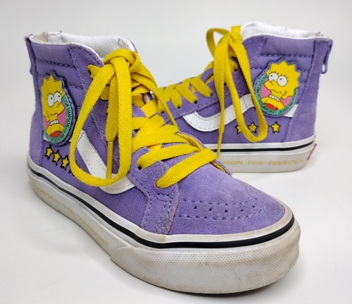 パイソン　vans Vans x The Simpsons Unisex Shoes Sk8 Hi Zip Lisa For
