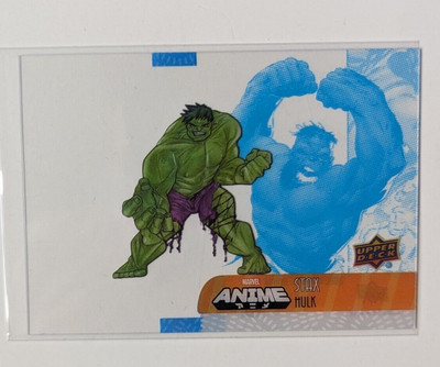 2020 Upper Deck Marvel Anime Stax Top Layer Hulk #SS-6B