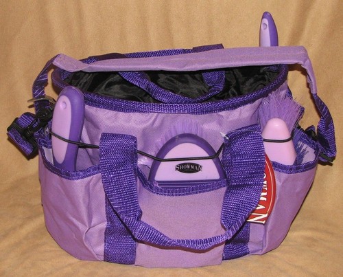 Kit De Toilettage Poney/cheval – Showman – 6 Pièces – Sac De Transport – Cadeau