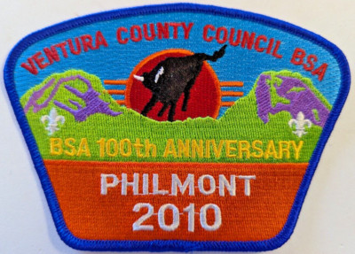 2010 Ventura County Council Philmont Contingent SA-98 BSA 100th Annvers. BV $100