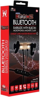 Micro Booms Amazing Bluetooth Earbuds - With Built-in Microphone
