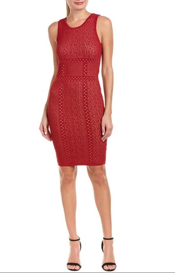 Ali & Jay Sheath Paris Red Bodycon Dress sz. XS 135861