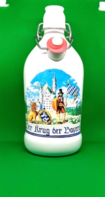 Gereman Der Krug der Bayern Empty Corked Decanter - F