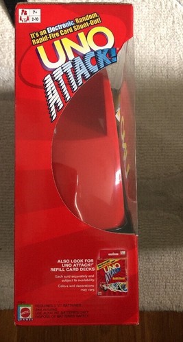 New in Sealed Box Uno Attack Game! Electronic Card Launcher & Sound Alert!